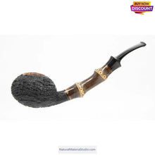 Cargar imagen en el visor de la galería, Selected Black/Brown Bamboo Roots L8-50cm Dia.0.8-1.5cm for Pipe Makers-NaturalMateriaStudio-NaturalMateriaStudio
