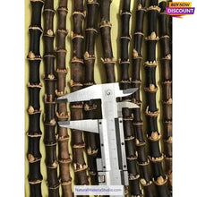 Cargar imagen en el visor de la galería, Selected Black/Brown Bamboo Roots L8-50cm Dia.0.8-1.5cm for Pipe Makers-NaturalMateriaStudio-NaturalMateriaStudio
