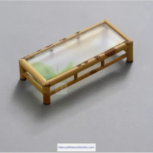 Cargar imagen en el visor de la galería, Selected D 0.4-1.3cm L18-150cm Red and Black speckled/Spot Bamboo Stems for Pipe Makers&amp;Crafts making-NaturalMateriaStudio-NaturalMateriaStudio
