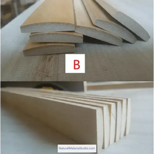 Carica l'immagine nel visualizzatore di Gallery, Selected Different Specifications and Sizes of Moso Bamboo Strips/Laminates/Slices for Making Horn Bows and Bamboo Bows-NaturalMateriaStudio-NaturalMateriaStudio
