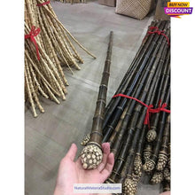 Cargar imagen en el visor de la galería, Selected Premium Black Bamboo Sticks (145cm-155cm) for Crafting Walking/Hiking Canes/Shakuhachi/Flutes（90-95cm)-NaturalMateriaStudio-NaturalMateriaStudio
