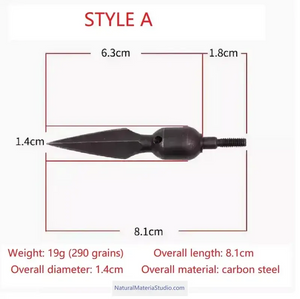 Whistle Arrowheads for Interchangeable Arrows