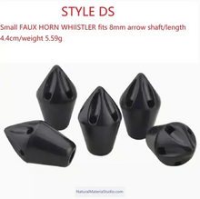 Load image into Gallery viewer, Supply Different Types Whistle Arrowheads for Interchangeable Arrows –Unique Sound Effects-NaturalMateriaStudio-NaturalMateriaStudio
