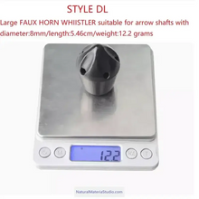 Load image into Gallery viewer, Supply Different Types Whistle Arrowheads for Interchangeable Arrows –Unique Sound Effects-NaturalMateriaStudio-NaturalMateriaStudio
