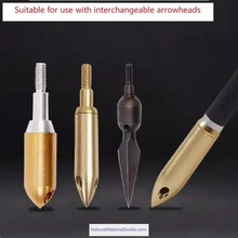 Load image into Gallery viewer, Supply Different Types Whistle Arrowheads for Interchangeable Arrows –Unique Sound Effects-NaturalMateriaStudio-NaturalMateriaStudio
