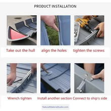 Load image into Gallery viewer, Supply PPR L2.3-4.4meters (7.6-14.5ft) Vehicle-mounted portable folding boats(2-5adults)+Free Ultimate Boating Companion Kit-NaturalMateriaStudio-NaturalMateriaStudio
