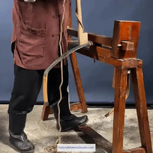 Ladda upp bild till gallerivisning, Traditional Bow Maker's Tool Set – Lever Press &amp; String Guide for Horn and Composite Bows-NaturalMateriaStudio-NaturalMateriaStudio
