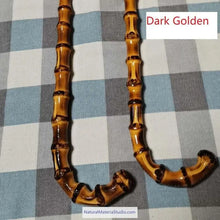 Load image into Gallery viewer, Unique Supplies Rare &amp; Precious Chaplin&amp;Arabic style bamboo root sticks L105cm(41.3")Dia.(1.1-1.8cm)-NaturalMateriaStudio-NaturalMateriaStudio
