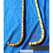 Load image into Gallery viewer, Unique Supplies Rare &amp; Precious Chaplin&amp;Arabic style bamboo root sticks L105cm(41.3")Dia.(1.1-1.8cm)-NaturalMateriaStudio-NaturalMateriaStudio
