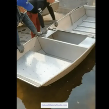 Cargar imagen en el visor de la galería, Unique Supply 2 sections L3.6-4.2meters 304 stainless steel Vehicle-mounted portable stackable boats(3-5people)+Free Ultimate Boating Companion Kit-NaturalMateriaStudio-NaturalMateriaStudio
