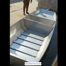 Load image into Gallery viewer, Unique Supply 2 sections L3.6-4.2meters 304 stainless steel Vehicle-mounted portable stackable boats(3-5people)+Free Ultimate Boating Companion Kit-NaturalMateriaStudio-NaturalMateriaStudio
