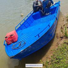 Load image into Gallery viewer, Unique Supply Custom Handmade Aluminum Alloy Boat / Speedboat / Fishing Boat / Rescue Boat / Farming Boat(Without Engine)-NaturalMateriaStudio-NaturalMateriaStudio
