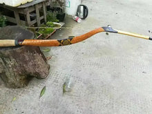 Carregar imagem no visualizador da Galeria, Unique Supply 4 Vaired Style Traditional Smoked Bamboo Horn Bow Core Semi-Finished Kit NaturalMateriaStudio
