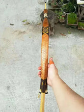 Carregar imagem no visualizador da Galeria, Unique Supply 4 Vaired Style Traditional Smoked Bamboo Horn Bow Core Semi-Finished Kit NaturalMateriaStudio
