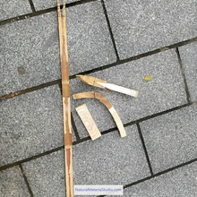 Cargar imagen en el visor de la galería, Unique Supply 4 Vaired Style Traditional Smoked Bamboo Horn Bow Core Semi-Finished Kit-NaturalMateriaStudio-NaturalMateriaStudio
