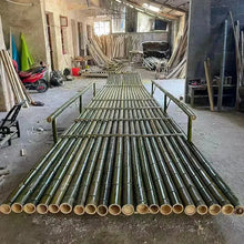 Görseli Galeri görüntüleyiciye yükleyin, Unique supply flat style bamboo rafts with railing for 2-5Persons &amp; customized+Free Ultimate Raft Companion Kit NaturalMateriaStudio
