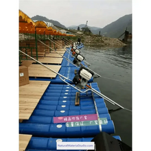 이미지를 갤러리 뷰어에 로드 , Unique supply of flat style bamboo rafts:4mx1.5m&amp;4mx2.0m can be customized(4-6adults)+Free Ultimate Boating Companion Kit-NaturalMateriaStudio-NaturalMateriaStudio
