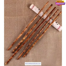 이미지를 갤러리 뷰어에 로드 , Vaired length of Dia. 2.3-2.5cm Golden Line Bamboo rods for defence/kung fu/martial arts/Walking /Hiking sticks/ski-NaturalMateriaStudio-NaturalMateriaStudio
