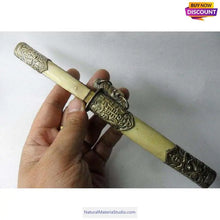 Carica l'immagine nel visualizzatore di Gallery, Varied Size 3.0-7.0cm Natural Yak bone blocks for making jewlery Knife bracelet car hanging carving DIY accessories-NaturalMateriaStudio-NaturalMateriaStudio
