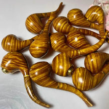 画像をギャラリービューアに読み込む, Varied Size Golden Silk Nanmu Wood Blanks – Rare Water Ripple Grain Exotic Hardwood for Luxury Craftsmanship NaturalMateriaStudio
