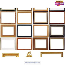 이미지를 갤러리 뷰어에 로드 , Varied Sizes0.5-1.0cm 2 colors L160cm / 63" Square Bamboo Slats/Strips for DIY Projects-NaturalMateriaStudio-NaturalMateriaStudio
