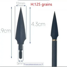 Indlæs billede til gallerivisning Outdoor Archery Arrowheads – Stainless Steel / High Carbon Steel, Traditional &amp; Compound Bow Compatible-NaturalMateriaStudio-NaturalMateriaStudio
